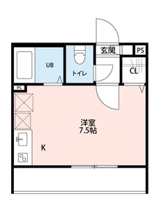ユーハコート浮間舟渡【1階】の間取り