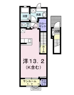 フラーゼ【2階】の間取り