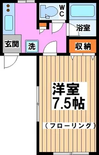 コーポよしざわ2号棟【1階】の間取り