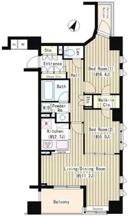 コクヨーレ日本橋【7階】の間取り