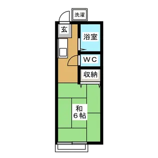 パナハイツ楓【1階】の間取り