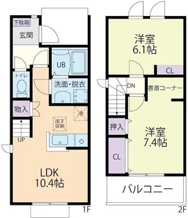 ファミールガーデン Aの間取り