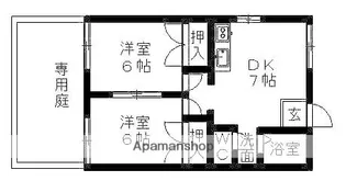 ブラウニィ・アネックス【1階】の間取り