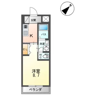 コンフォール二軒茶屋【3階】の間取り