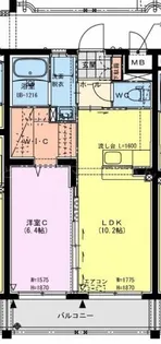 ファヴィオ博物館前【5階】の間取り