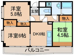 オルタンシア大池【3階】の間取り