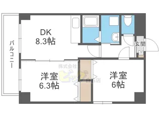 エクセルパレス【4階】の間取り