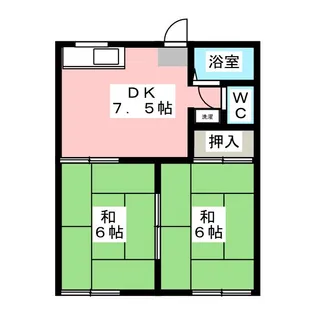フォーヴル緑町【1階】の間取り