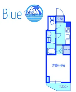 ビュークロス湘南【7階】の間取り