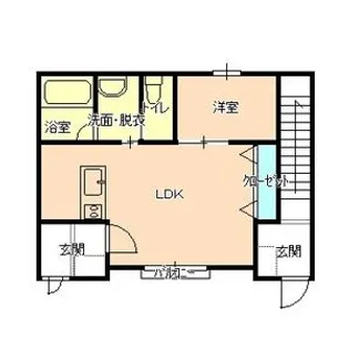 キャトル本町【1階】の間取り