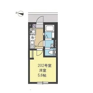 FLAT SEYA【2階】の間取り