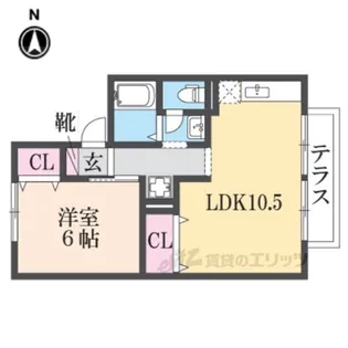 ファミール大和【1階】の間取り
