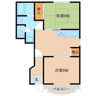 グリーンヒルズ(野々井)【1階】の間取り