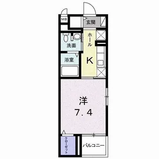 グラン トゥール【5階】の間取り