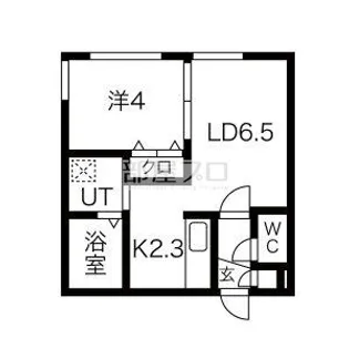 プリヴィレッジ東札幌【3階】の間取り