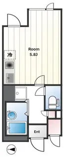 ライオンズマンション早稲田第三【1階】の間取り
