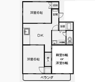 ラフォーレクラマエ【2階】の間取り