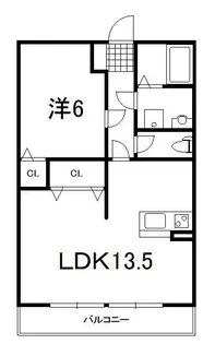 ドミールOZ【2階】の間取り