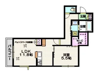 ブルーベル北大塚【3階】の間取り