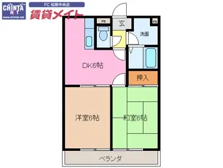 プレシャス【2階】の間取り