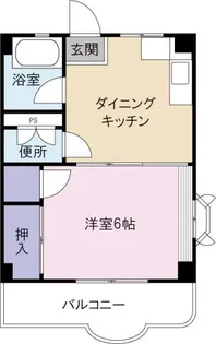 ヴィラージュ末広【3階】の間取り