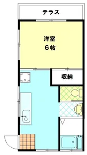 ヤヨイコーポ【1階】の間取り