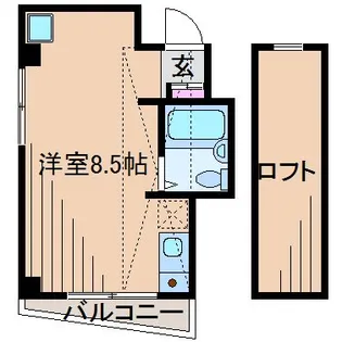ロドス【3階】の間取り