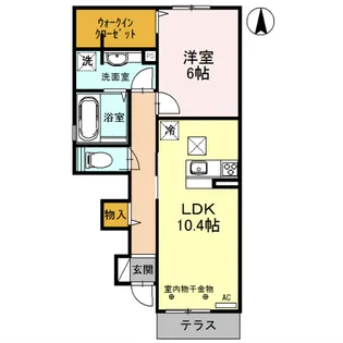 win win 8【1階】の間取り