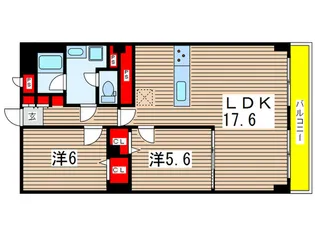 DIKマンション【3階】の間取り