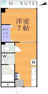 サンハイツミタ【1階】の間取り