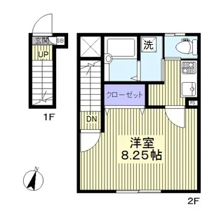 オーキッド大山【2階】の間取り