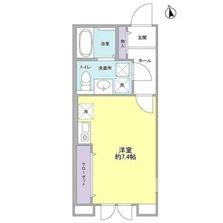 ミルクリーク桜山【1階】の間取り