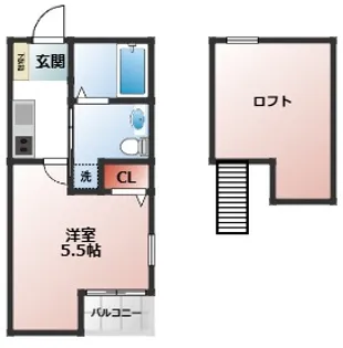 Vitesse高宮【2階】の間取り