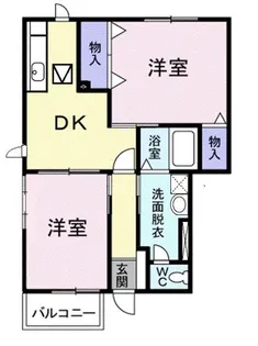 シェーン・バッハ【1階】の間取り