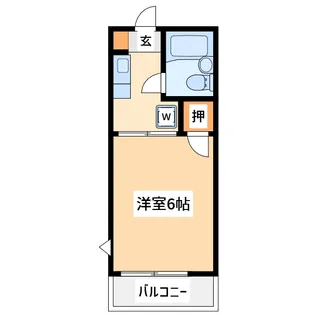 アーバンガーデニア【2階】の間取り