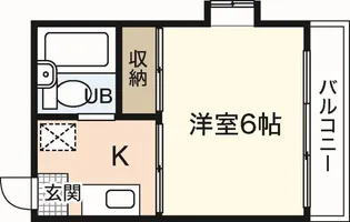 ウイング五日市駅前A棟【2階】の間取り