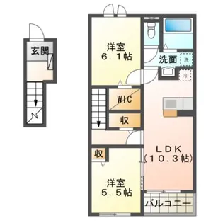 パーチェ・S【2階】の間取り