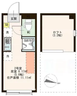 ハーモニーテラス西小岩VI【1階】の間取り