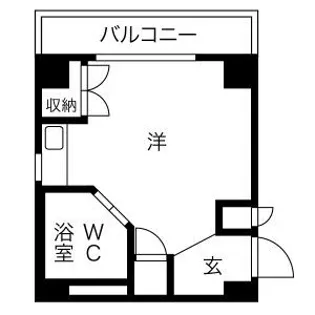 堀田朝日マンション【5階】の間取り