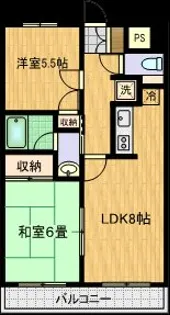 Mハイム【6階】の間取り