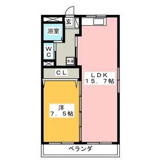 Vg.TREE西棟【4階】の間取り