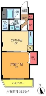 アミティエ 7【1階】の間取り