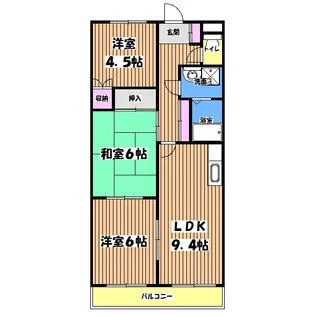 メゾン・ユングフラウ【3階】の間取り