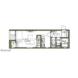 SEASON笠市A棟【2階】の間取り