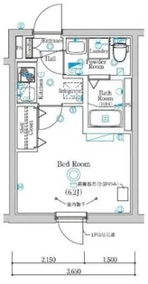 ラフィスタ蓮根【3階】の間取り