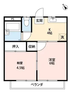 ヤマジンハイツ3【1階】の間取り