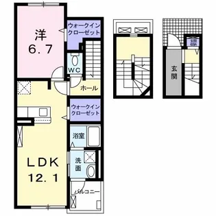 アルバ・グランデ III【3階】の間取り