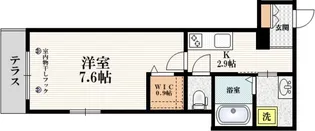 ボン シャンス・2【1階】の間取り