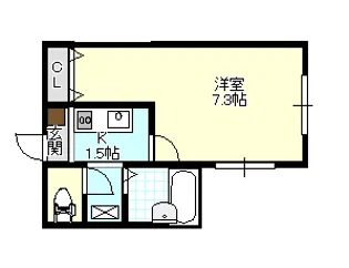 ノースルミエール【4階】の間取り