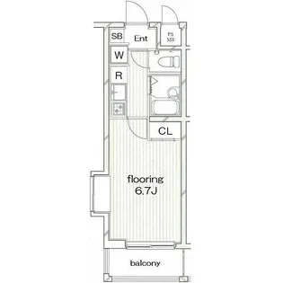 グランヴァン西馬込II【2階】の間取り
